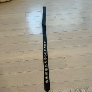 Black Grommet Belt NWOT